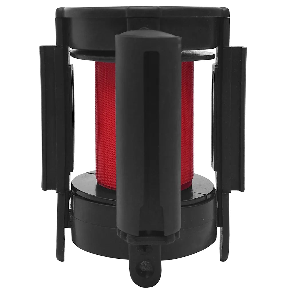Barriera a Nastro Retrattile 200 cm Rossa 51163