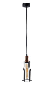 Lampada a sospensione Nowodvorski Workshop nera rame 6337