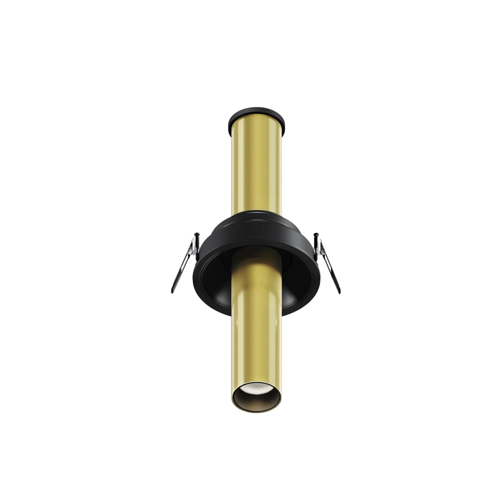 Maytoni Lampada da Incasso Focus T 1 luce LED integrato nero alluminio