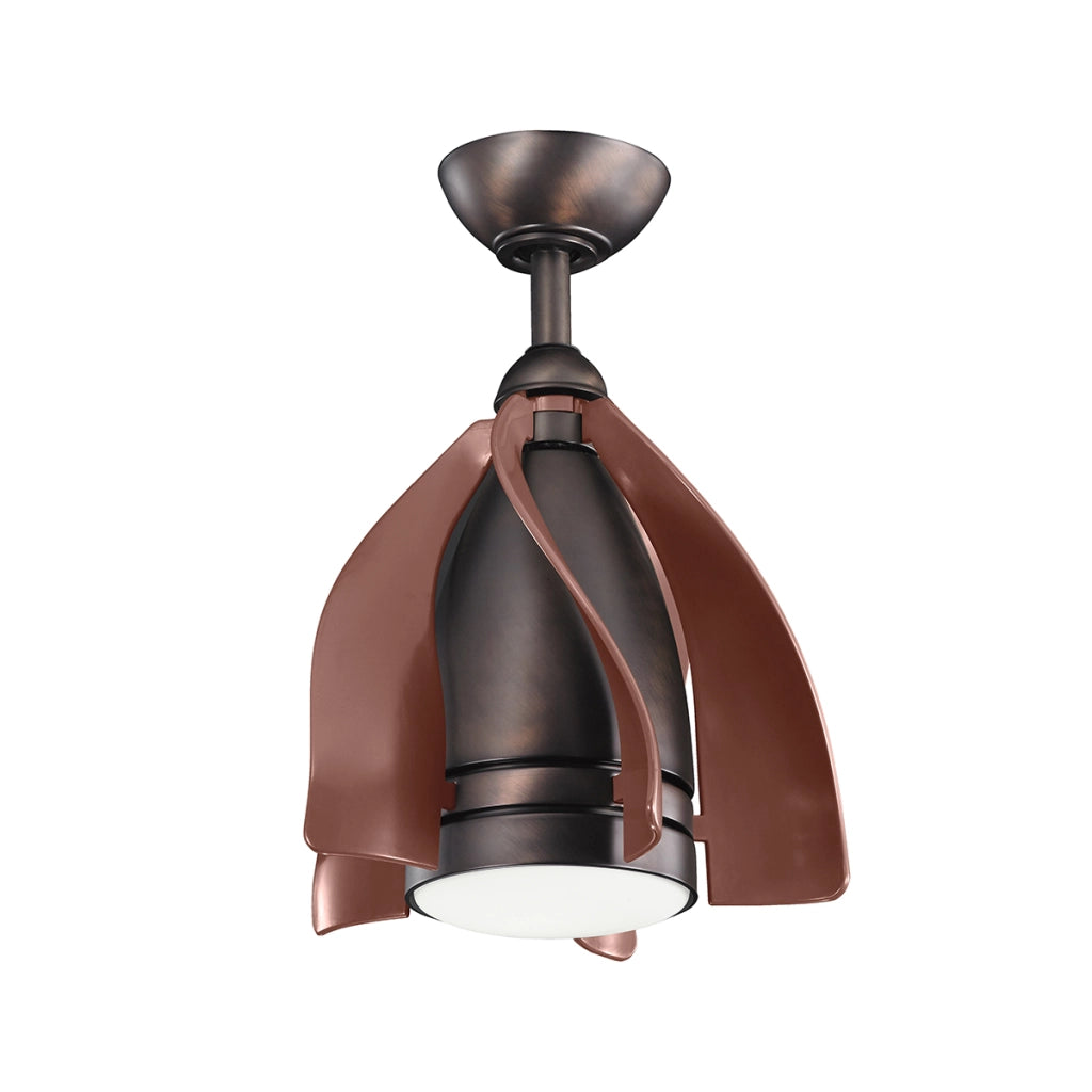 Ventilatore plafoniera LED 10W 38cm bronzo Terna Kichler
