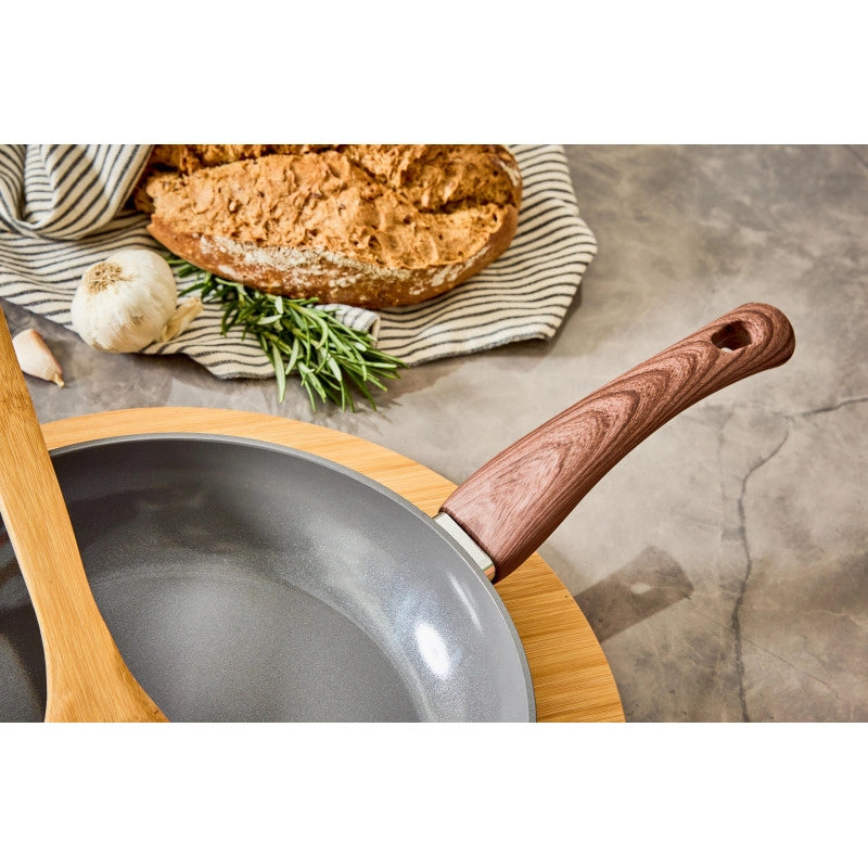 Set di 6 Padelle Alluminio Forgiato 30 Eco-bright Con Rivestimento Ceramica Amico Safe&sure