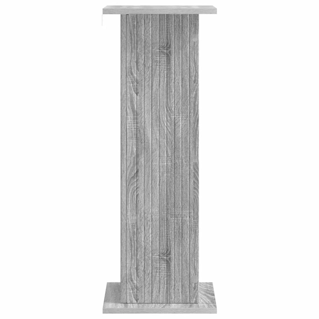 Supporto per piante | Sostegno per piante 2 pz Grigio Sonoma 30,5 x 30 x 80,5 cm
