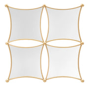 Specchio geometrico da parete Jalo 68x3,5 cm