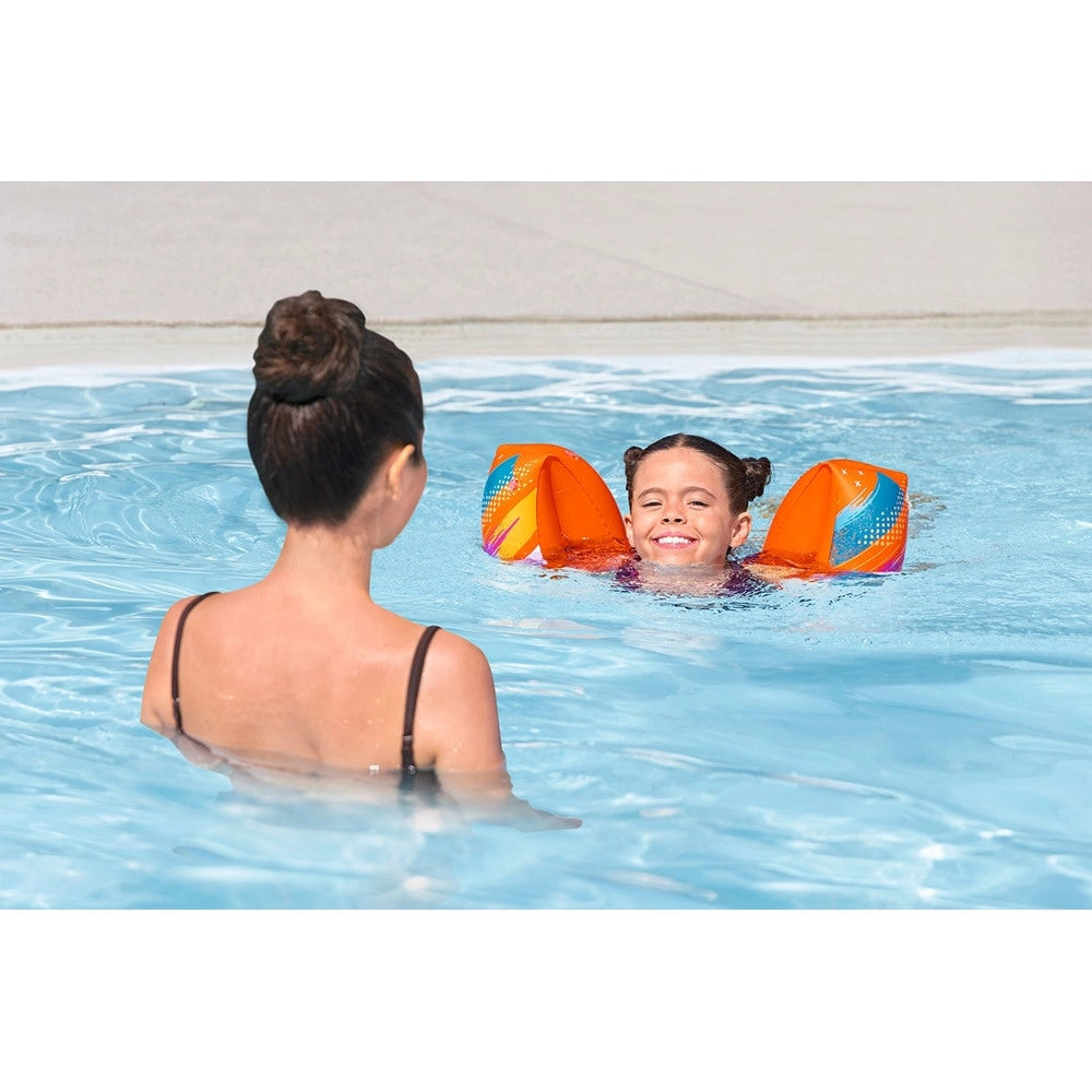 Trade Shop - Braccioli Gonfiabili Per Nuoto Galleggianti 30x15cm Colorify Toughlite Età 5-12 Anni 32274 -