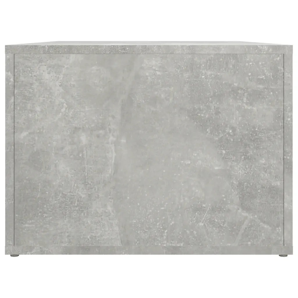 Tavolino Salotto Grigio Cemento 80x50x36 cm Legno Multistrato 816516