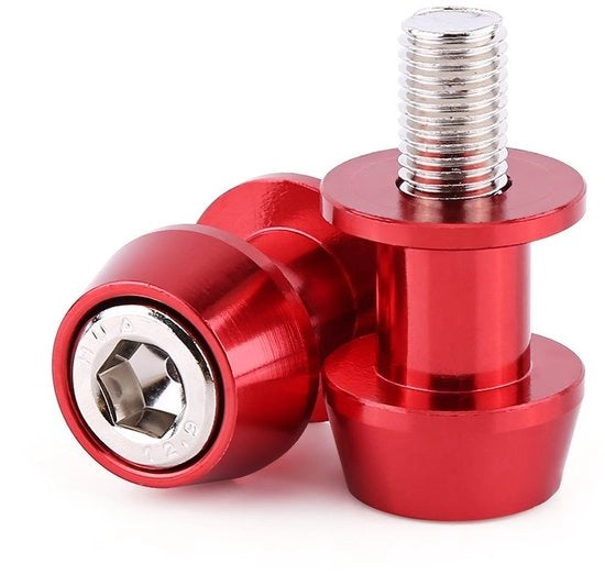 Supporto Oscillante per Braccio - Manubrio Girevole in Alluminio CNC - 2 Pezzi - 8 mm/10 mm - Borchiate Superiori per Sicurezza - Supporto Motore