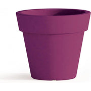 Vaso moderno di design Ø50 H44 in polimero viola resistente per interno ed esterno - Made in Italy - Monacis
