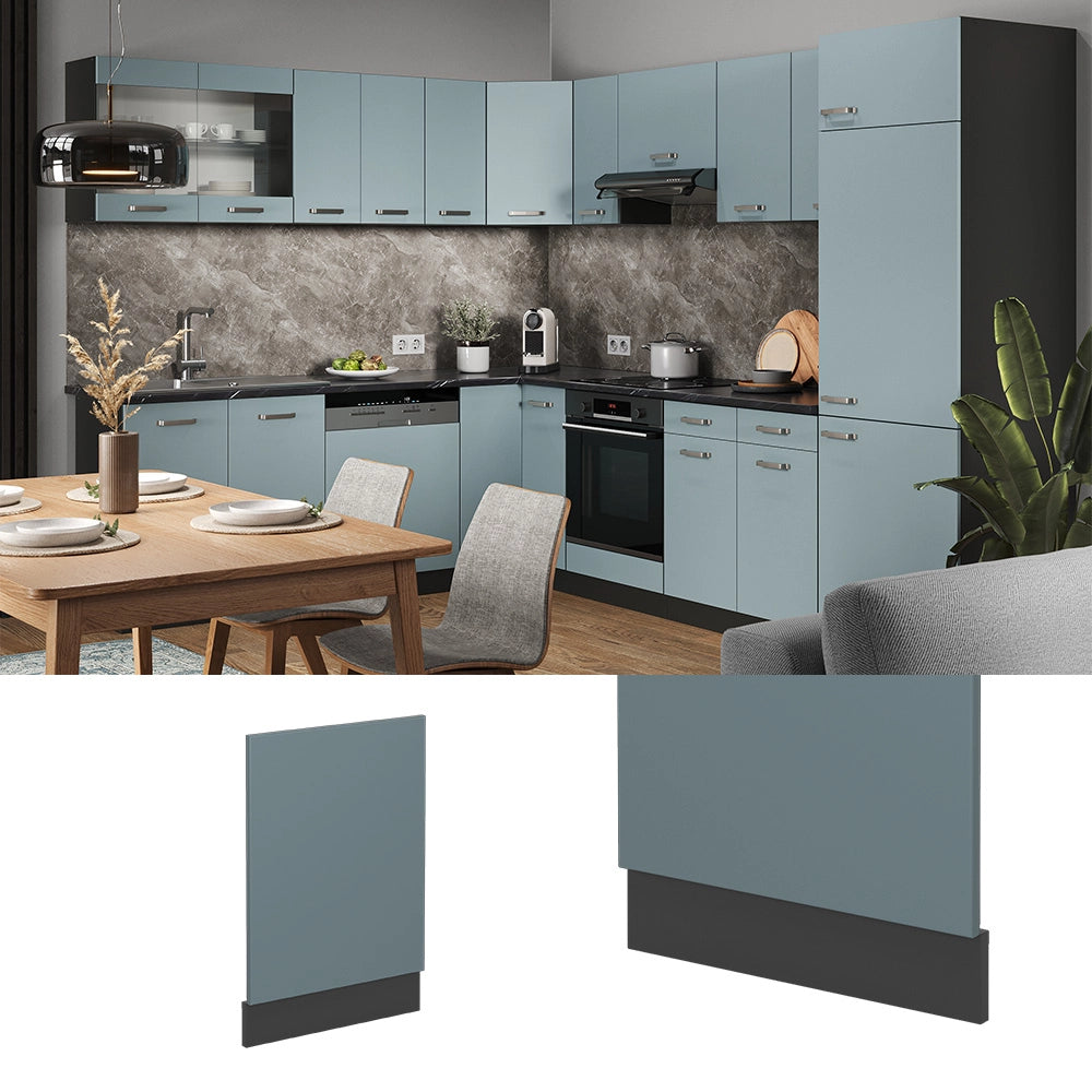 Vicco Pannello frontale Grigio-blu 45 cm , PL Rovere