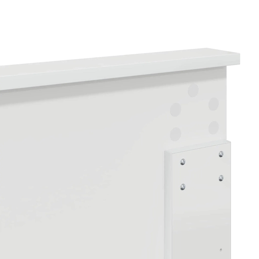 Testiera | Testata con Testiera | Testata Bianco 150 cm Legno multistrato