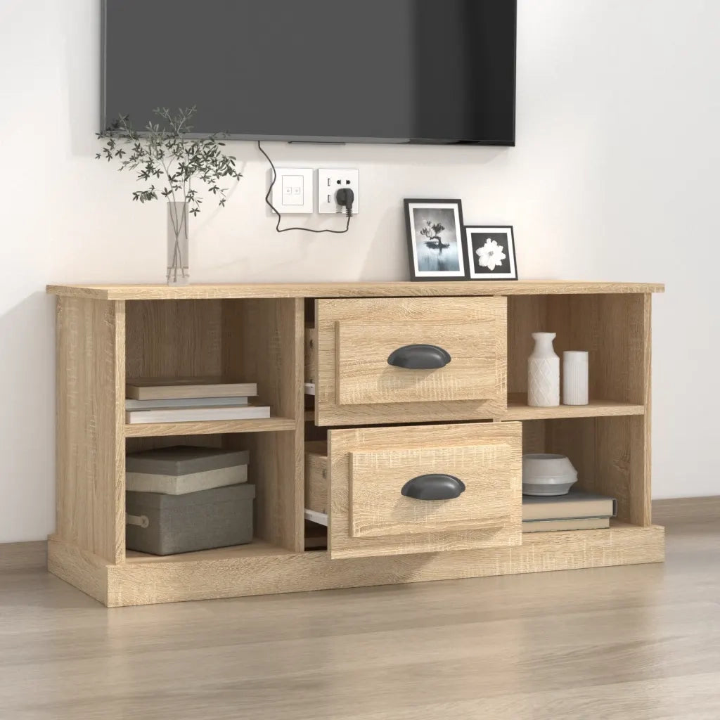 Mobile Porta TV Rovere Sonoma 99,5x35,5x48 cm Legno Multistrato 816275