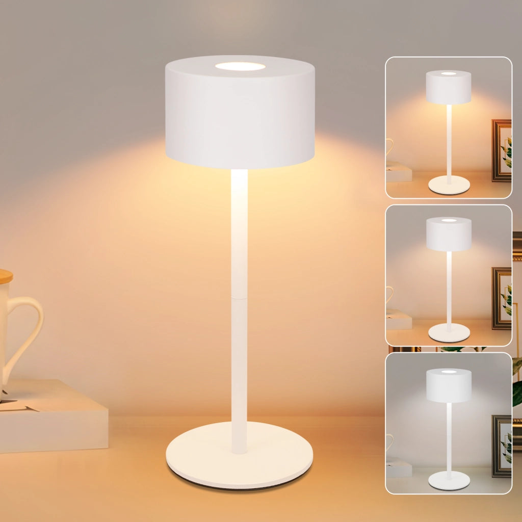 ZMH Lampada da tavolo set 2 pezzi touch dimmerabile 3 temperature colore per camera letto soggiorno