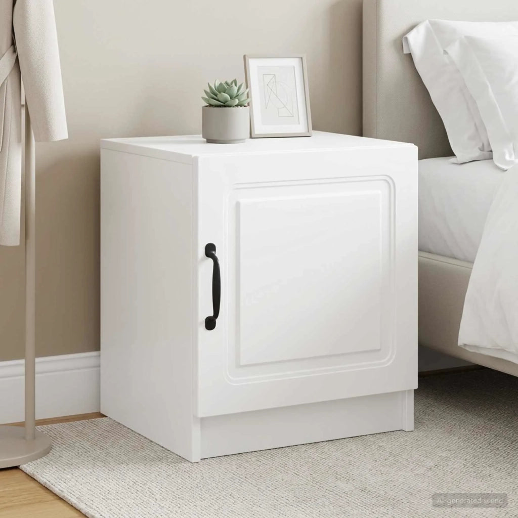 Armadio da Notte 2 pcs Bianco 43 x 34,5 x 47 cm 895716