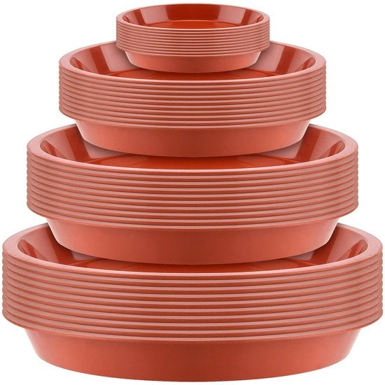 Pannelli per piante 40 pezzi - Pannelli per piante per interni/esterni - Vaschette - Plastica - Diametro 1,6-3,1 cm - Scudetto per piante