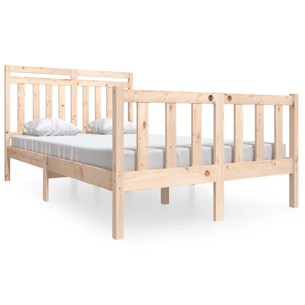 Giroletto-Struttura Letto in Legno Massello 140x200 cm 887787