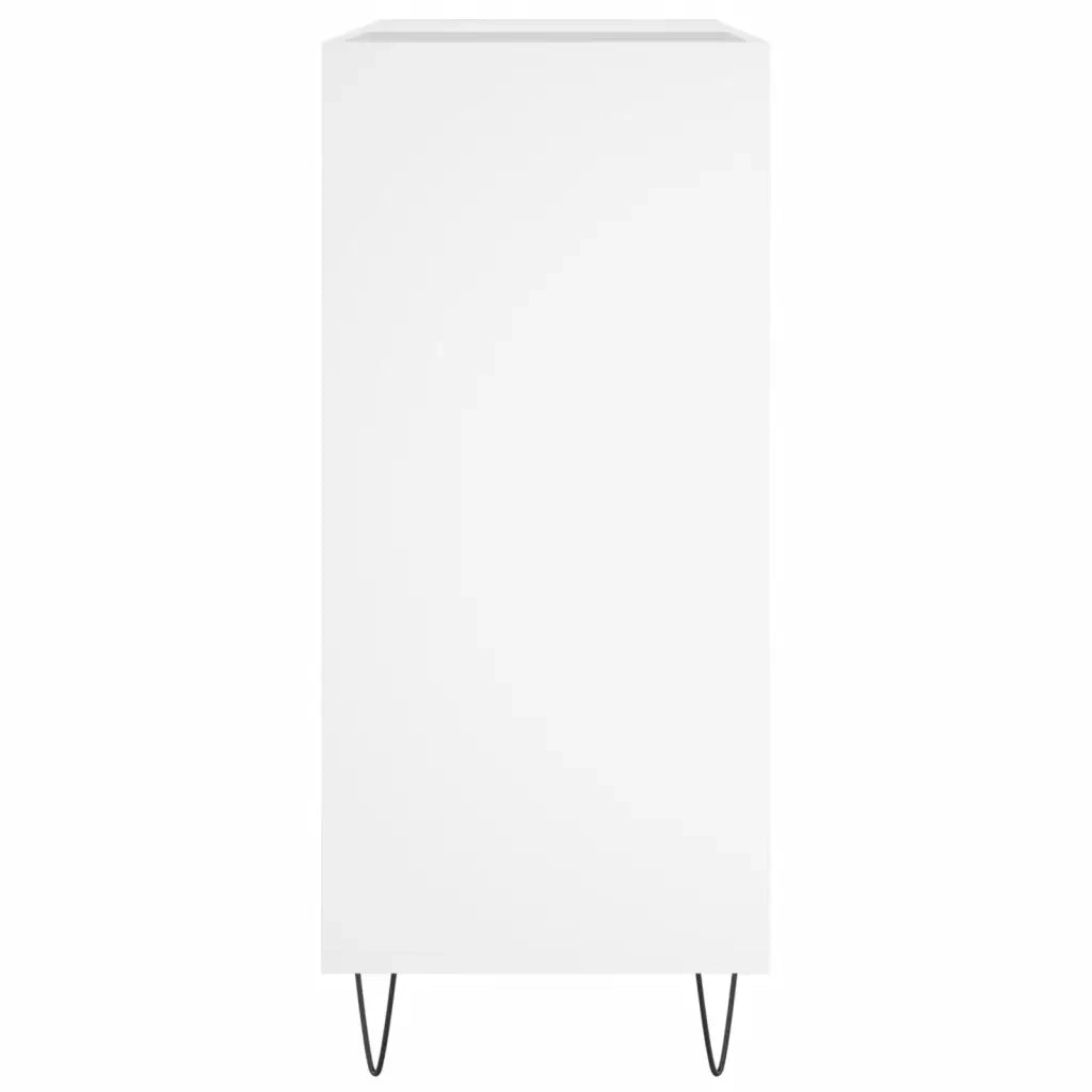 Mobile Porta Dischi Bianco 84,5x38x89 cm in Legno Multistrato CFW2224293