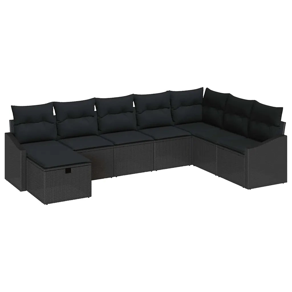 Set di divani con cuscino 8 pcs polyrattan