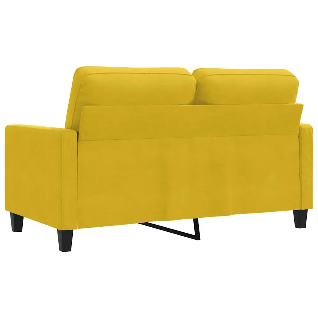 Divano a 2 Posti-Sofa 2 Posti giallo 120 cm in Velluto 556767