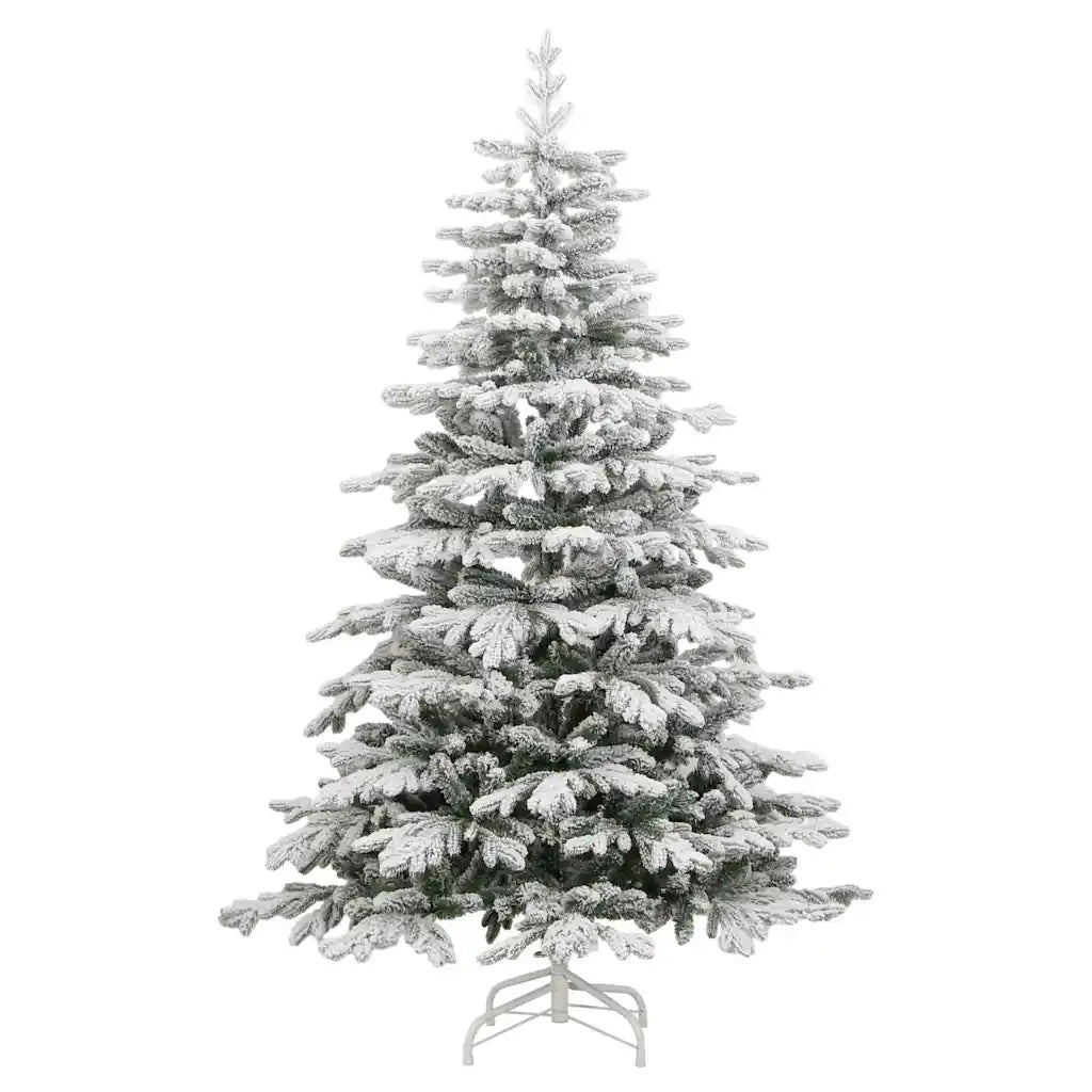 Albero di Natale Artificiale con Rami Pieghevoli Bianco 180 cm 3395640
