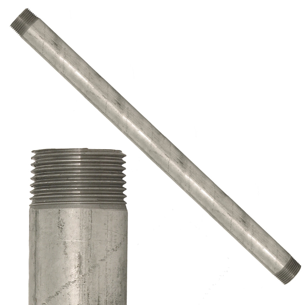 Canne Zinc.Filettate Da 3/8 Mt.1