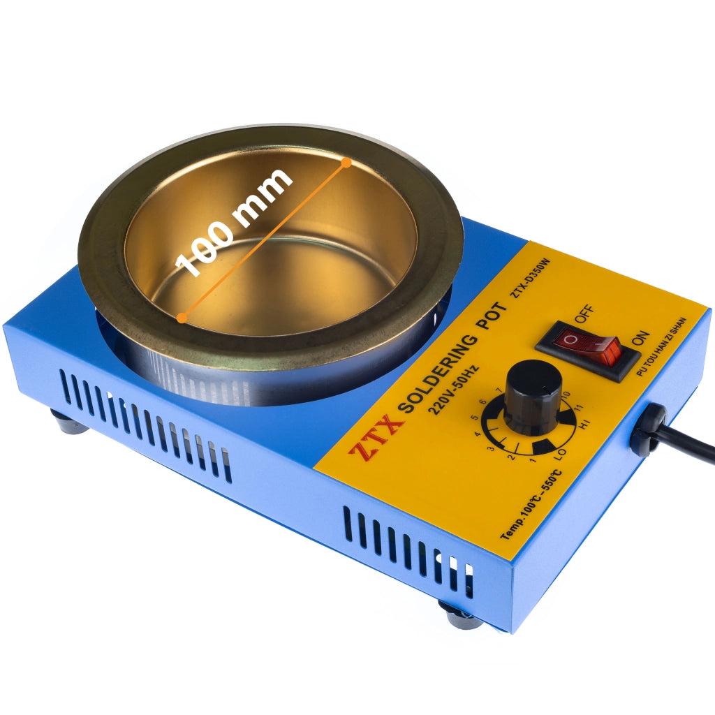 Tigelle per Saldatura 41-D 350W – Acciaio Inossidabile, Diametro 100mm | Temperatura 100-550°C
