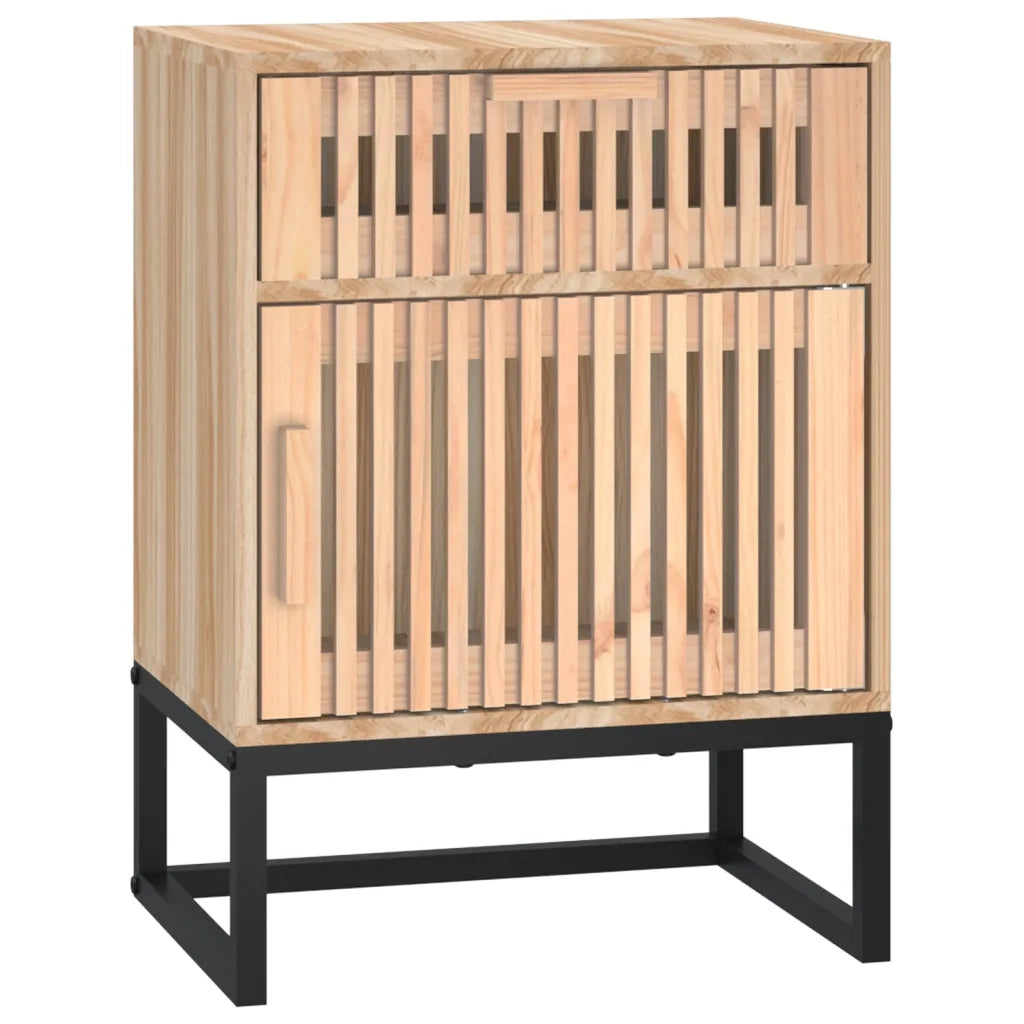 Comodino 40x30x55,5 cm Legno Multistrato e Ferro 352095