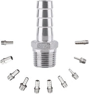 Connettori per tubi in acciaio inossidabile - 1/2×15mm - Connettore di tubo per tubi di gas e acqua - Ideale per uso domestico