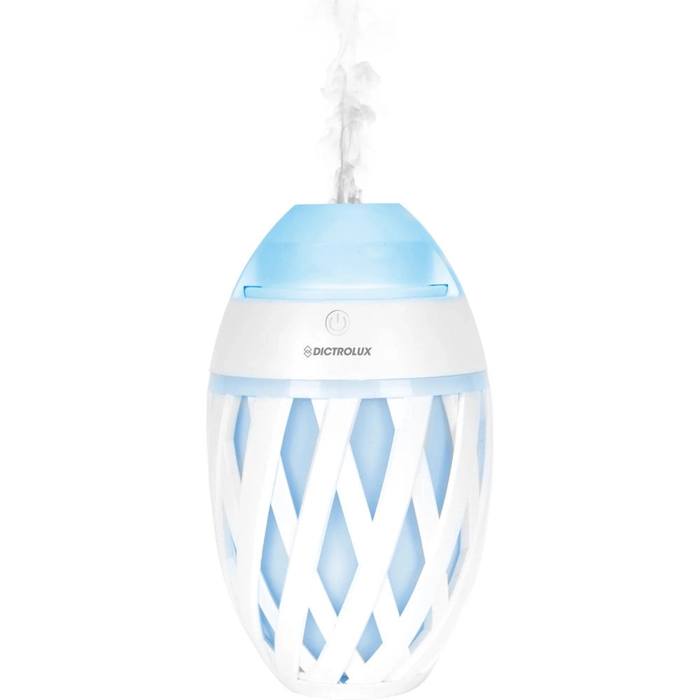 Trade Shop - Diffusore Di Essenze Profumate A Ultrasuoni 7 Luci Led Usb ø11cm H18cm Per Cromoterapia -