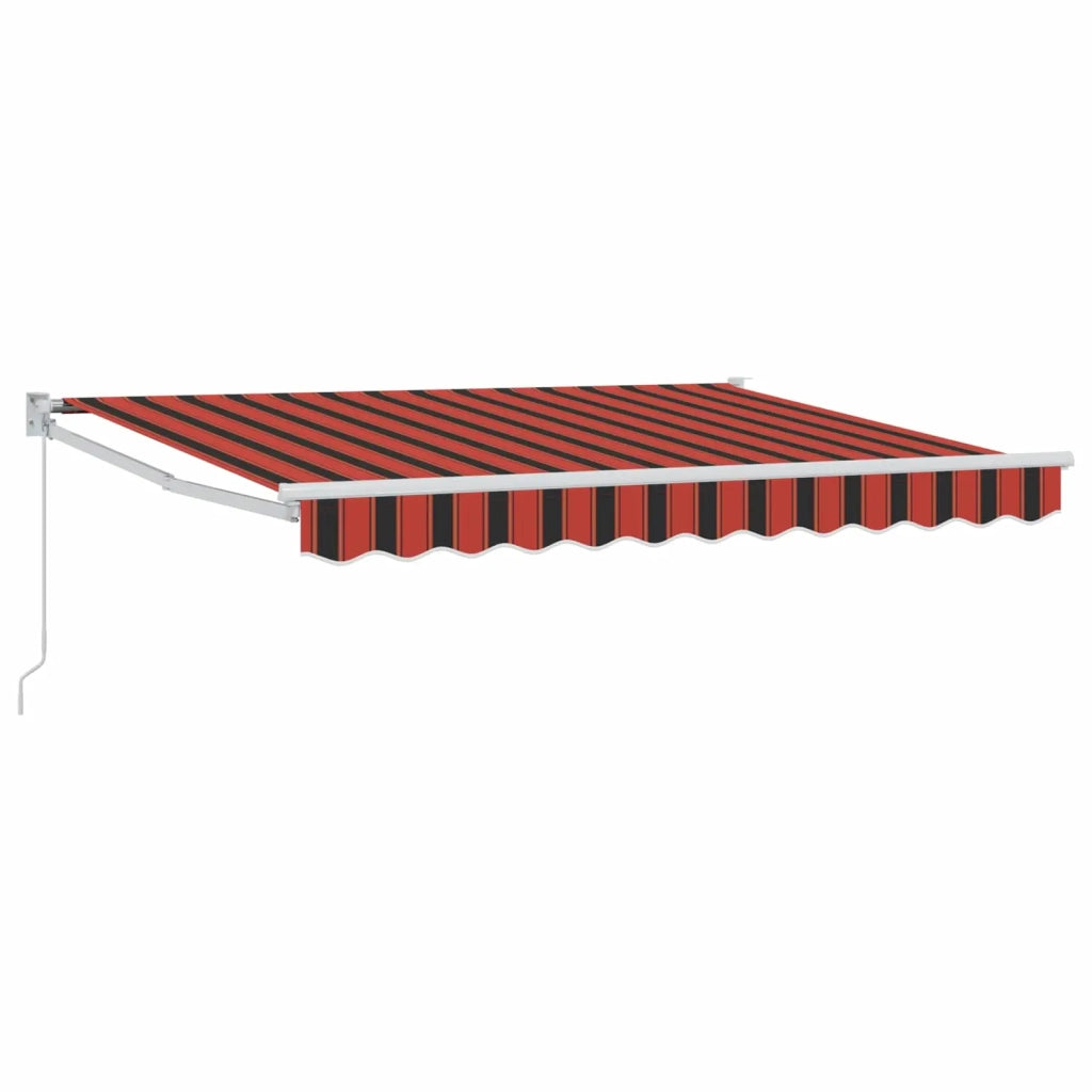 Tenda retrattile Arancione, Nero e Giallo 3,5 x 2 m 3418908