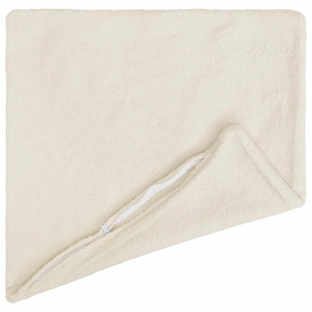 Federa 2 pz HEERLEN Crema 65 x 65 cm Bouclé 912959