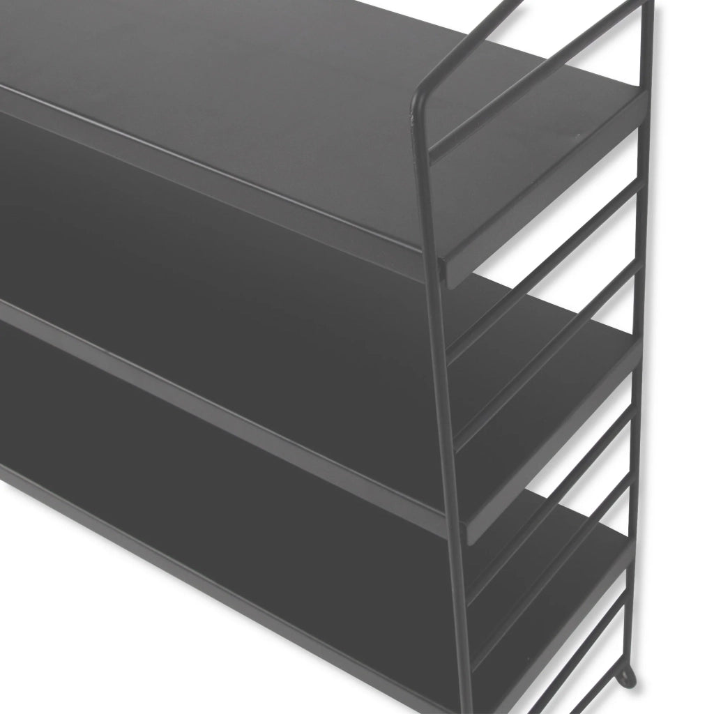 Mensola da parete regolabile a 3 livelli 50 x 60 x 15 cm grigio scuro 03_0007055