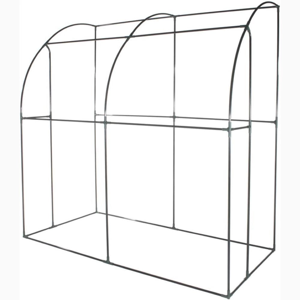 Serra da Giardino a Parete Senza Ripiani con copertura in PVC impermeabile 200x100x210H cm