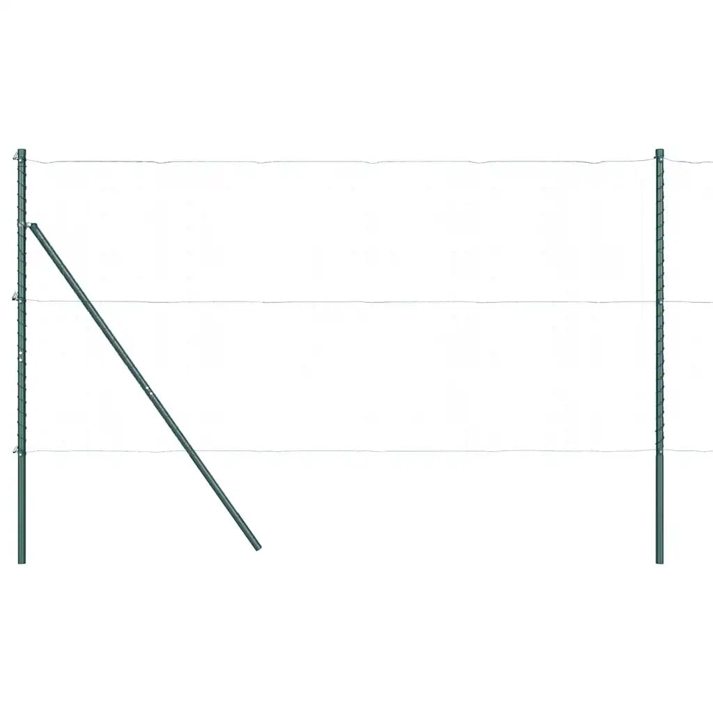 Palo della recinzione 26 pz Verde 3,2 x 3,2 x 190 cm CFW3826576