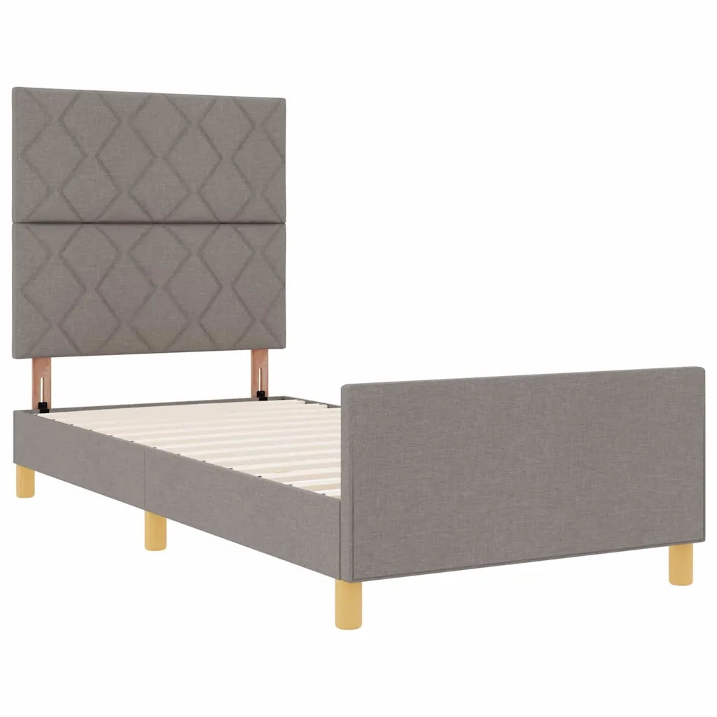 Struttura del letto con testiera Talpa 90 x 190 cm Tessuto 3344771