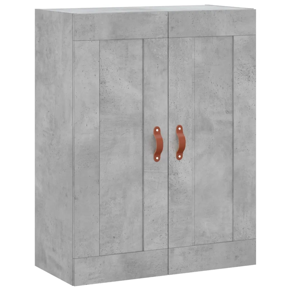 Credenza | Madia | Buffet da pranzo | Armadio da pranzo Grigio Cemento 69,5x34x180 cm in Legno Multistrato