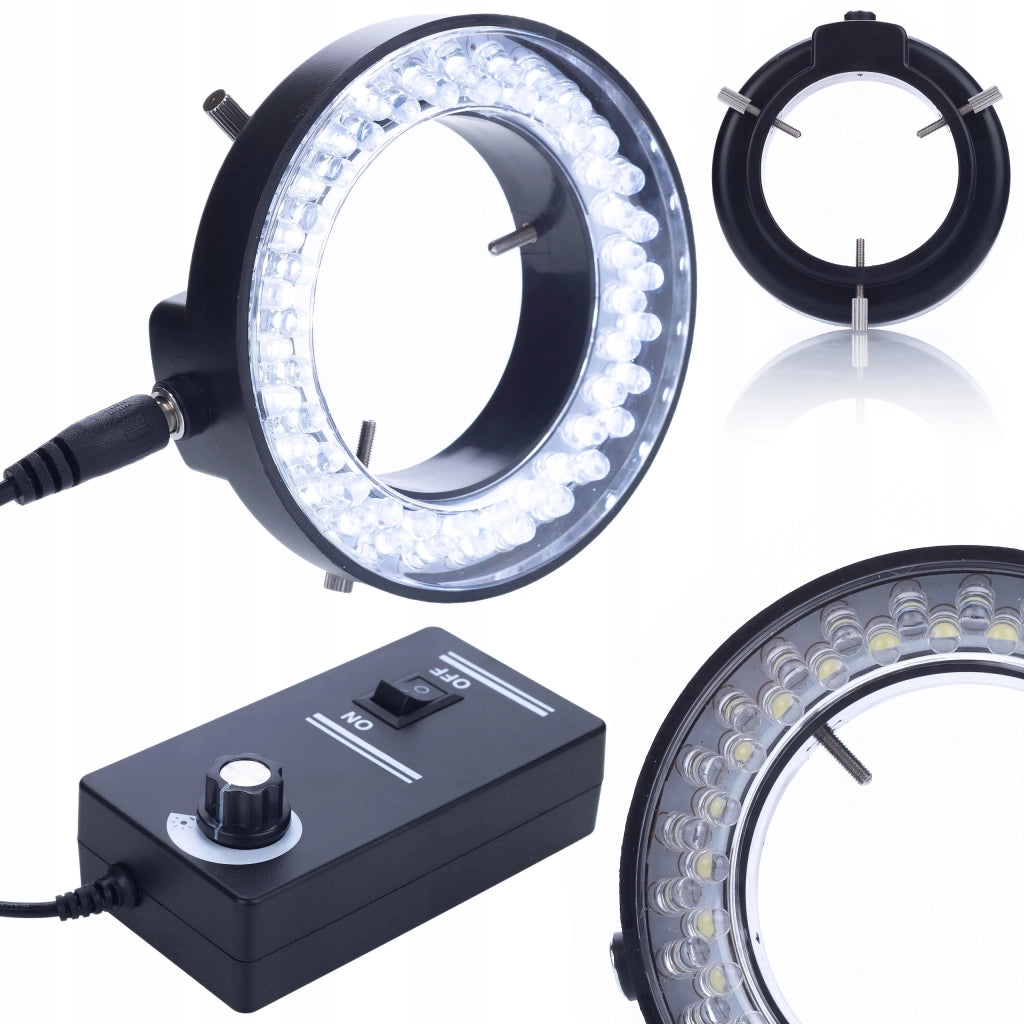 Mikroscopio Trinoculare Rosfix Neptune Pro – Zoom 7–45x con Fotocamera 51MP 4K, Lente Barlow 0.5x, Illuminatore LED 56x