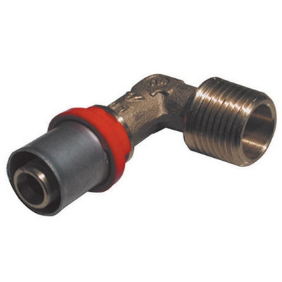 RACCORDO PRESS CURVO MASCHIO  PER MULTISTRATO- 1/2 x 20 -CONF- FAIDF- pezzi 1