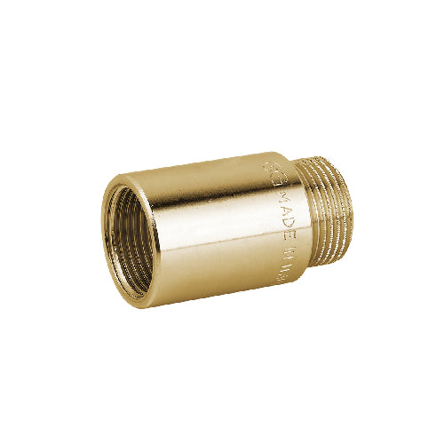 PROLUNGA MF IN OTTONE GIALLO- 3/8  x  50 mm- CAVAL- pezzi 1