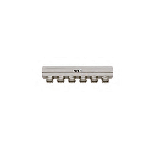 COLLETTORE DI DISTRIBUZIONE 3/4 DERIVAZIONI 24X19 INT. 36- 3/4 x 5 Vie L. 193 mm- FIV- pezzi 1