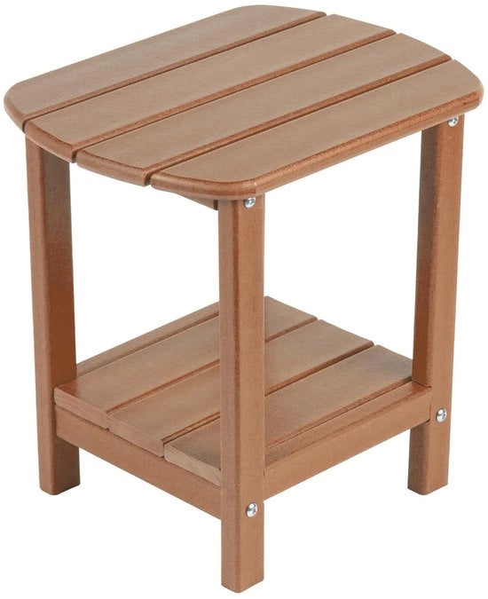 Tavolo supplementare 41,9 cm - Tavolo doppio - Plastica HDPE - Mobili da giardino - Tavolo da esterno - Facile da pulire - Resistente agli urti - Mobili da giardino 

Modello: Bijzettafel 41,9 cm
