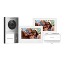 Kit videocitofono smart Hikvision per villa Bifamiliare con gestione da remoto via app Hik-Connect