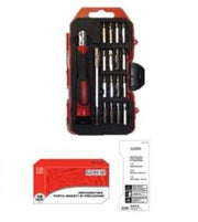 Set Inserti Cr-V + Impugn. Pezzi 18 - Oreca New