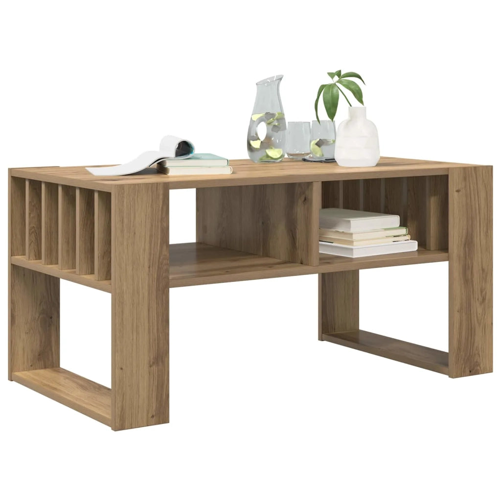 Tavolino da salotto Rovere artigianale 92 x 49,5 x 45 cm 8000115