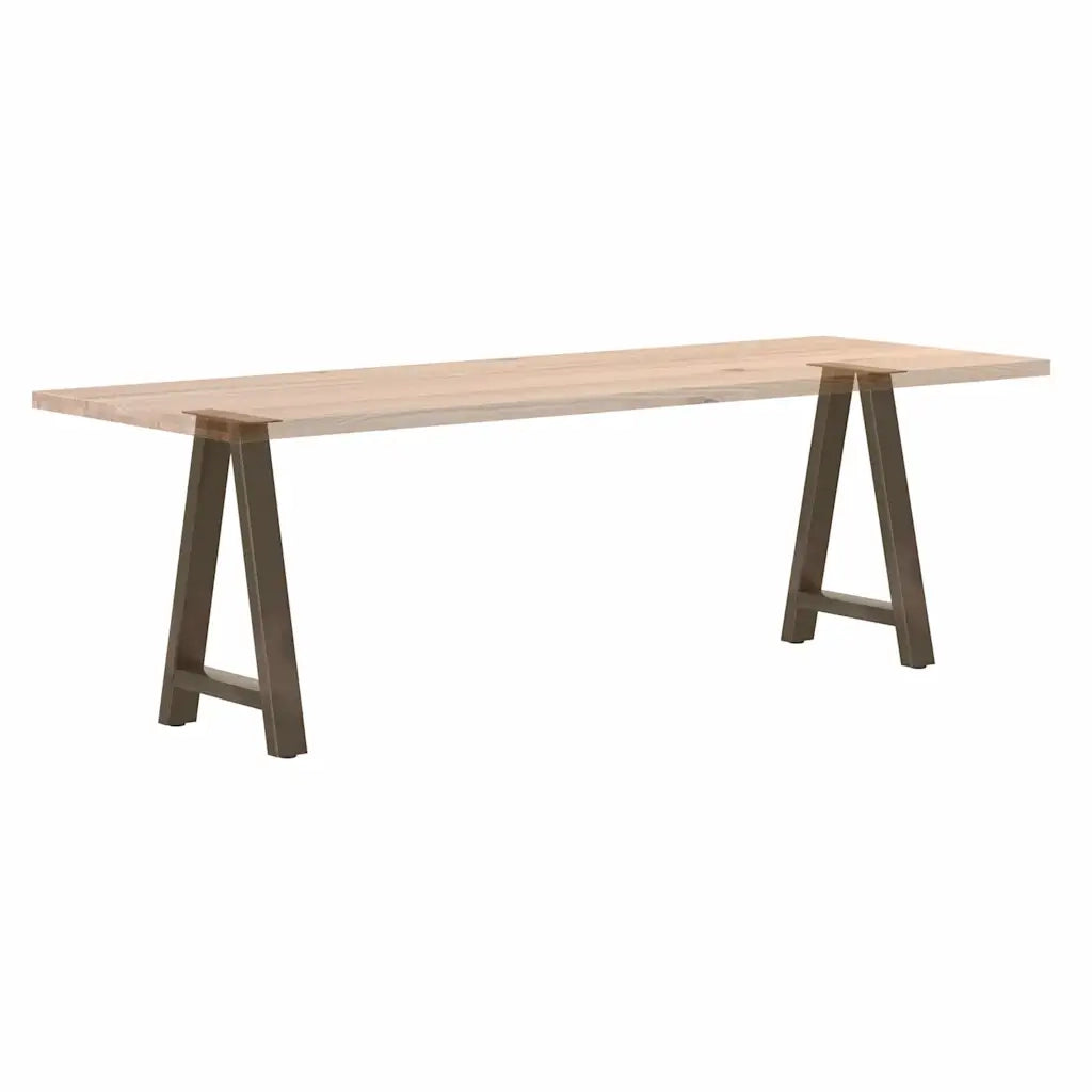 Gambe per tavolo da pranzo a forma di A 2 pz 60x(72-73) cm in acciaio 4012851