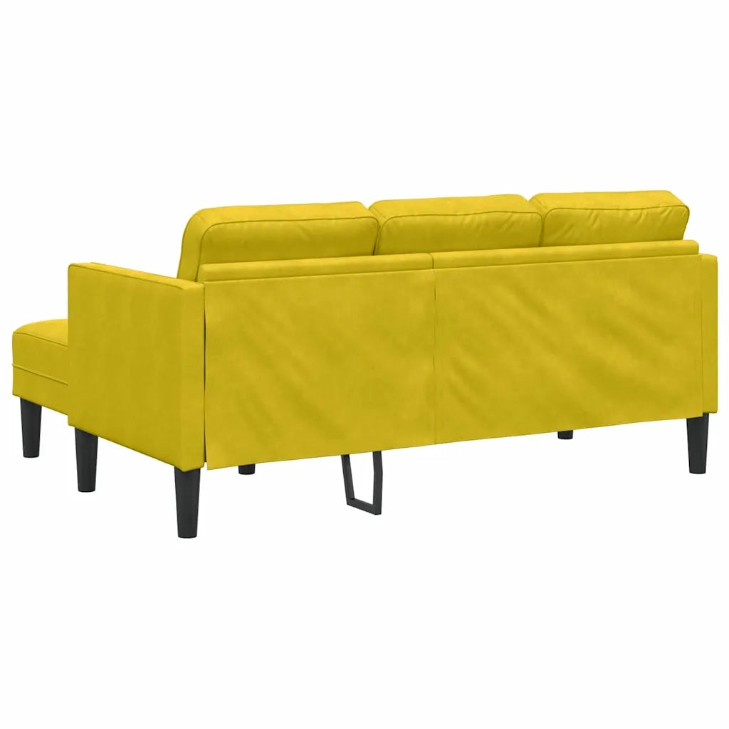 Set di divani con cuscino Giallo Poliestere 42001932