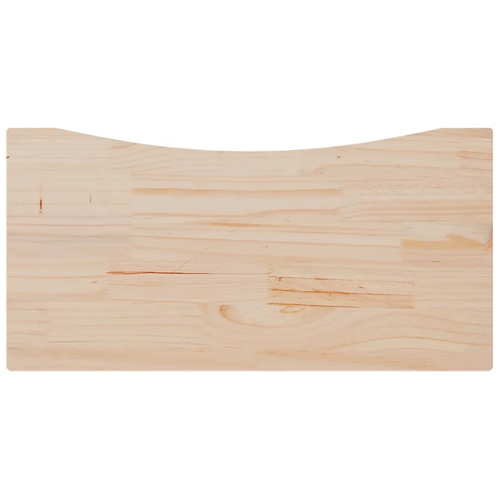 Piano Tavolo | Superficie Tavolo | Piano Scrivania 80x40x2,5 cm in Legno Massello di Pino