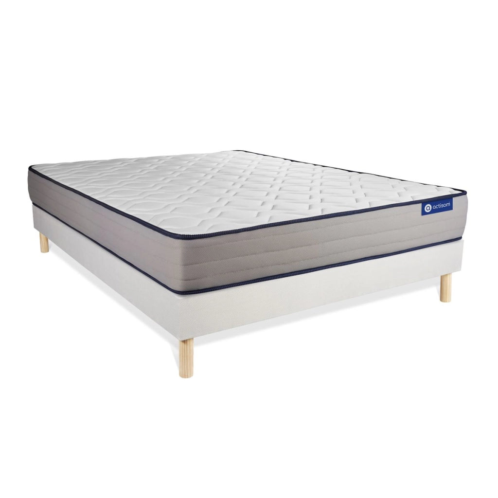 Kit rete e materasso matrimoniale Actilatex form 150x200cm - Spessore : 22cm - Lattice e memory foam - rigido