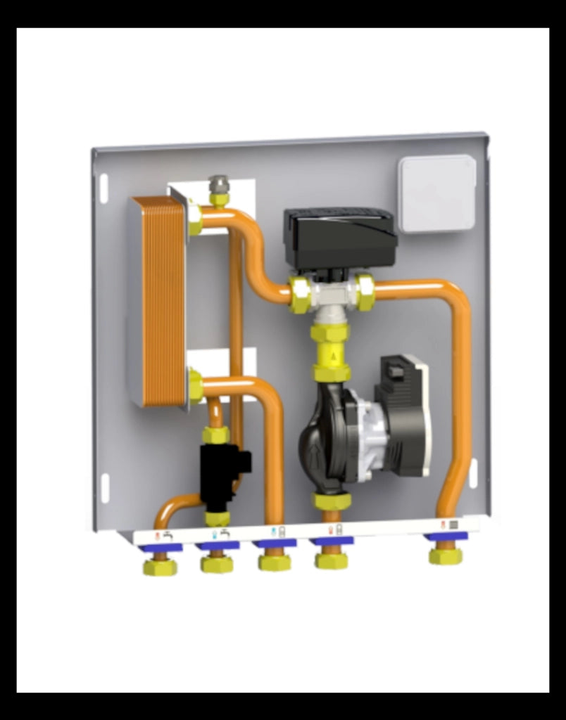 Ricambistufeapellet MODULO INTERFACCIA TERMOPRODOTTO / ACS HYDROBOX H2O HB20 SCAMBIATORE 20 PIASTRE