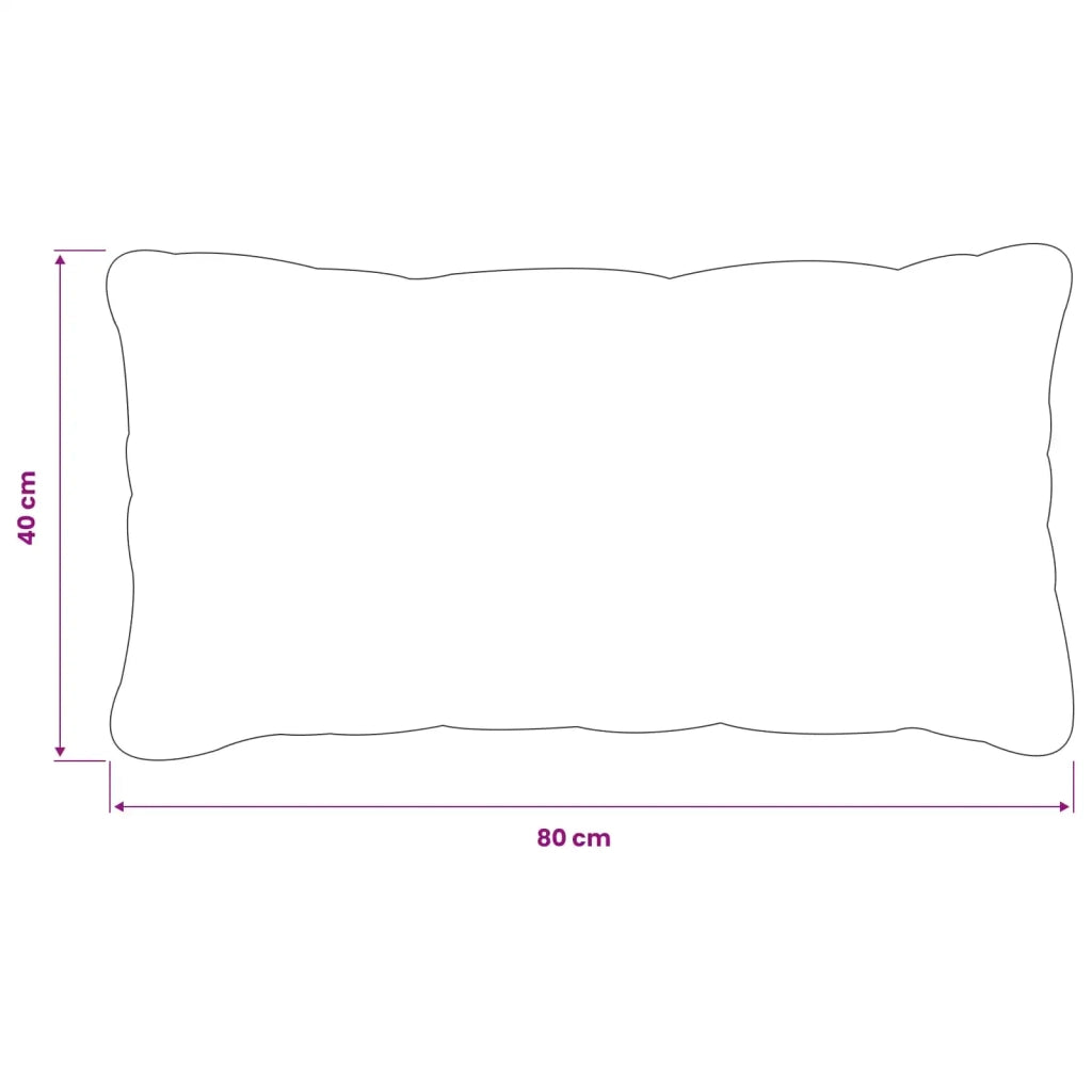 Federa 12 pcs HEERLEN Blu 40 x 80 cm Velluto 909813