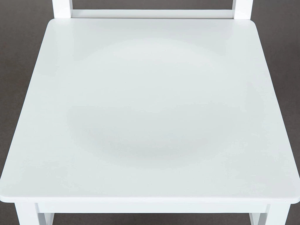 SET 2 SEDIE WESTERLAND 42,5x50x95H STRUTTURA IN FAGGIO MASSELLO FINITURA BIANCO