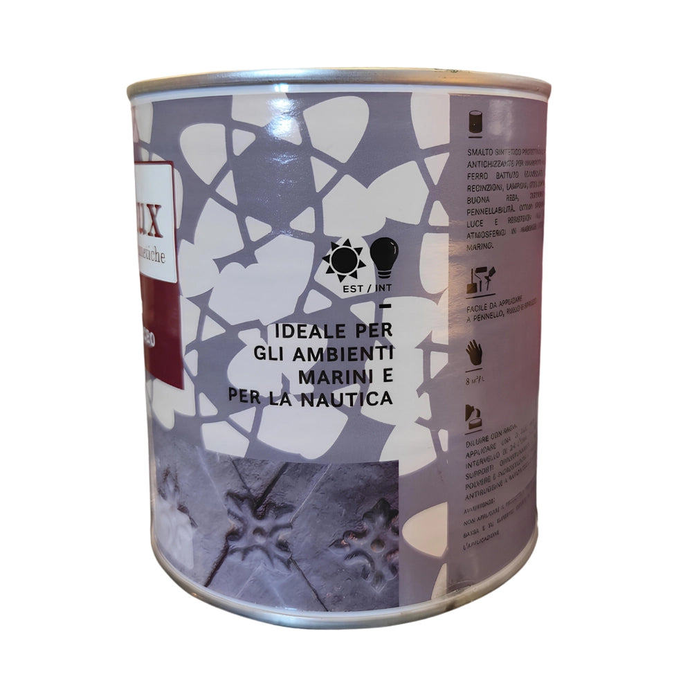Durilux smalto sintetico ferromicaceo antichizzante ferro colore verde 250 *** formato 750 ml, confezione 1